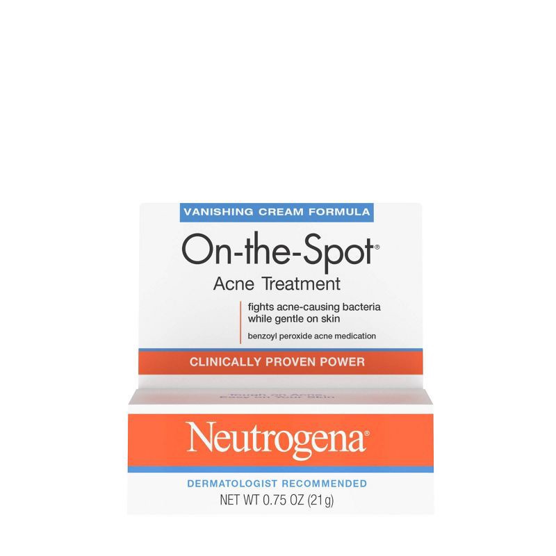 slide 2 of 9, Neutrogena On-The-Spot Acne Spot Treatment for Acne Prone Skin Care - 0.75 oz, 0.75 oz