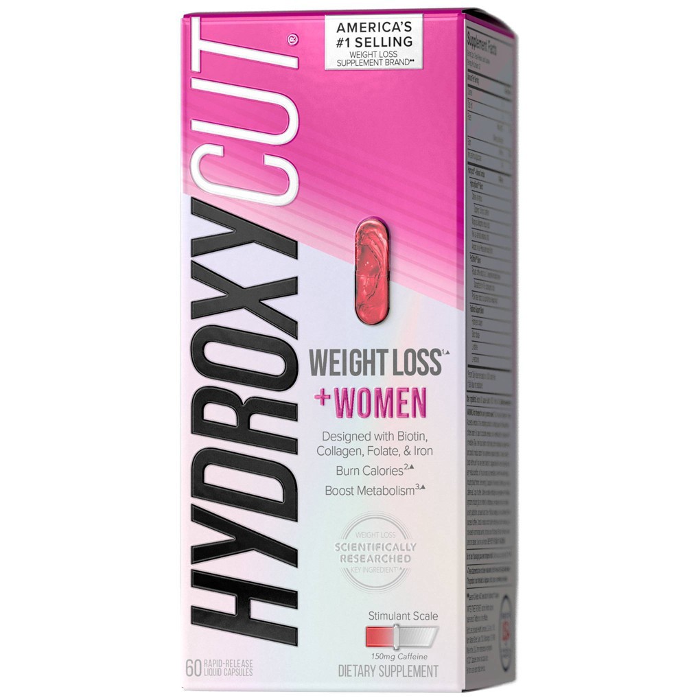 slide 2 of 6, Hydroxycut + Women Weight Loss Capsule - 60ct, 60 ct