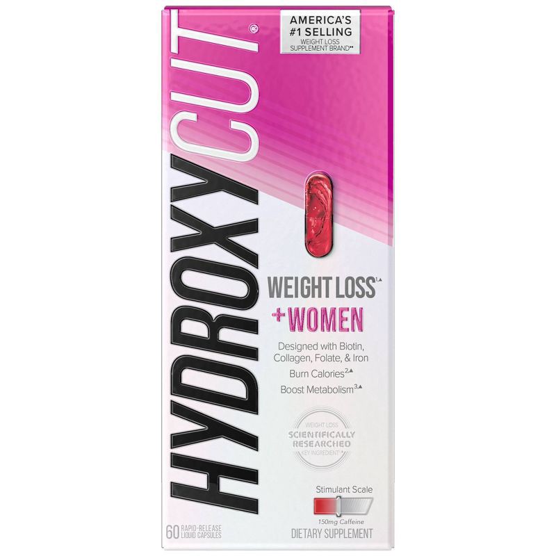 slide 1 of 1, Hydroxycut + Women Weight Loss Capsule - 60ct, 60 ct