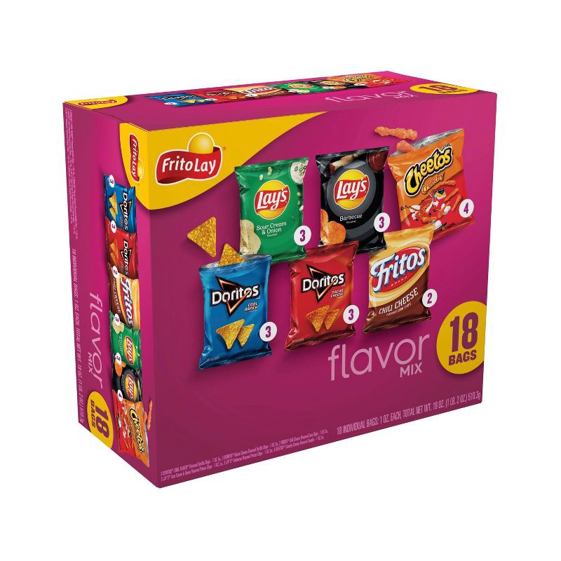 Frito-Lay Variety Pack Flavor Mix - 18ct 18 ct | Shipt