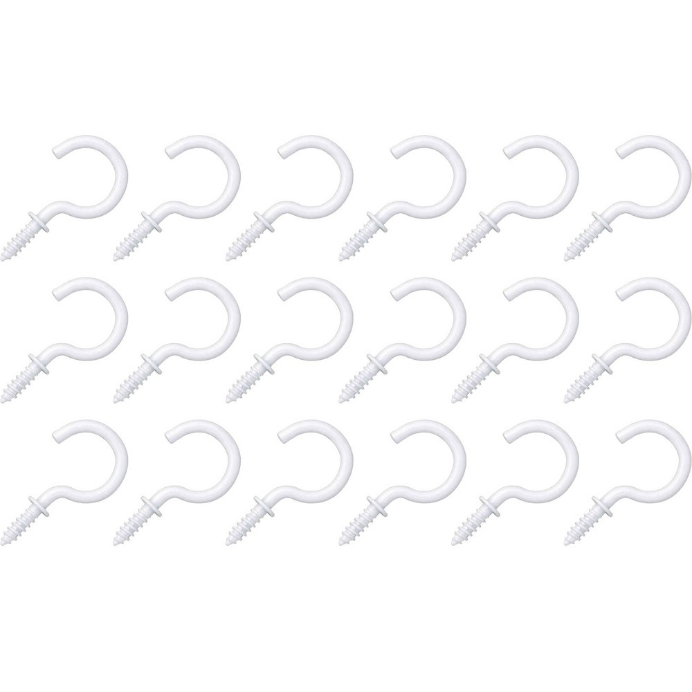 slide 2 of 3, Liberty Arrow 18pk 1-1/4" Cup Hooks White, 18 ct