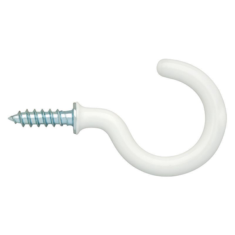 slide 1 of 1, Liberty Arrow 36pk 1-1/4" White Cup Hooks, 36 ct