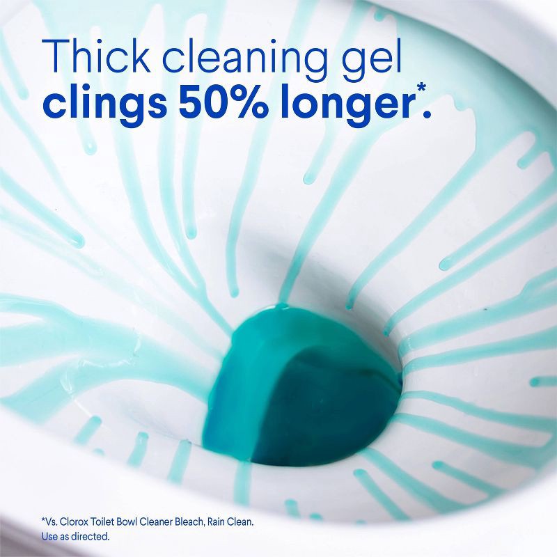slide 6 of 18, Clorox Ocean Mist Toilet Bowl Cleaner Clinging Bleach Gel - 48 fl oz/2ct, 48 fl oz, 2 ct