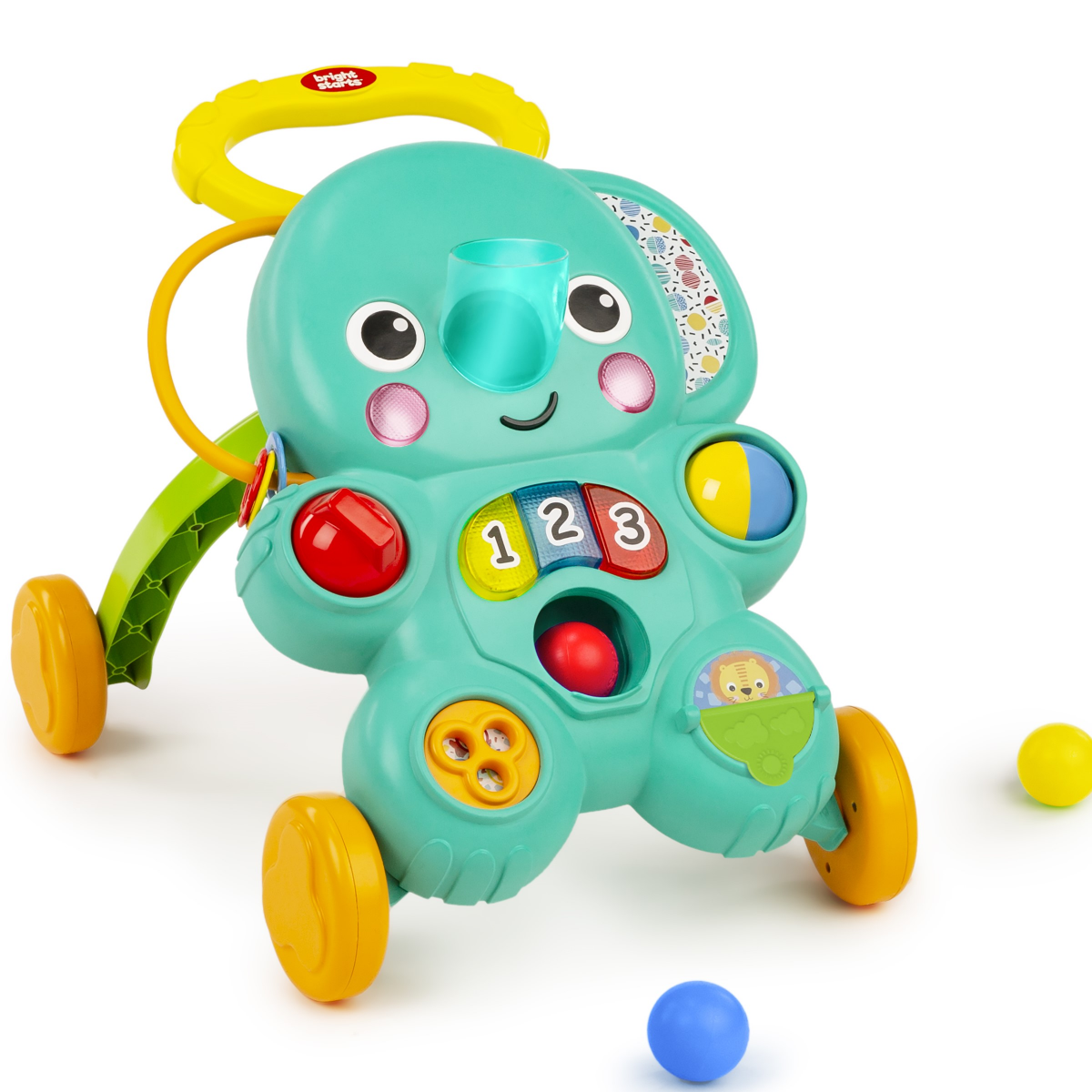 slide 1 of 3, BRIGHT STARTS Stroll n Roll 2 in 1 Ball Play Walker, 1 ct