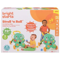 Bright Starts 2-in-1 Stroll 'n Roll Ball Play Walker