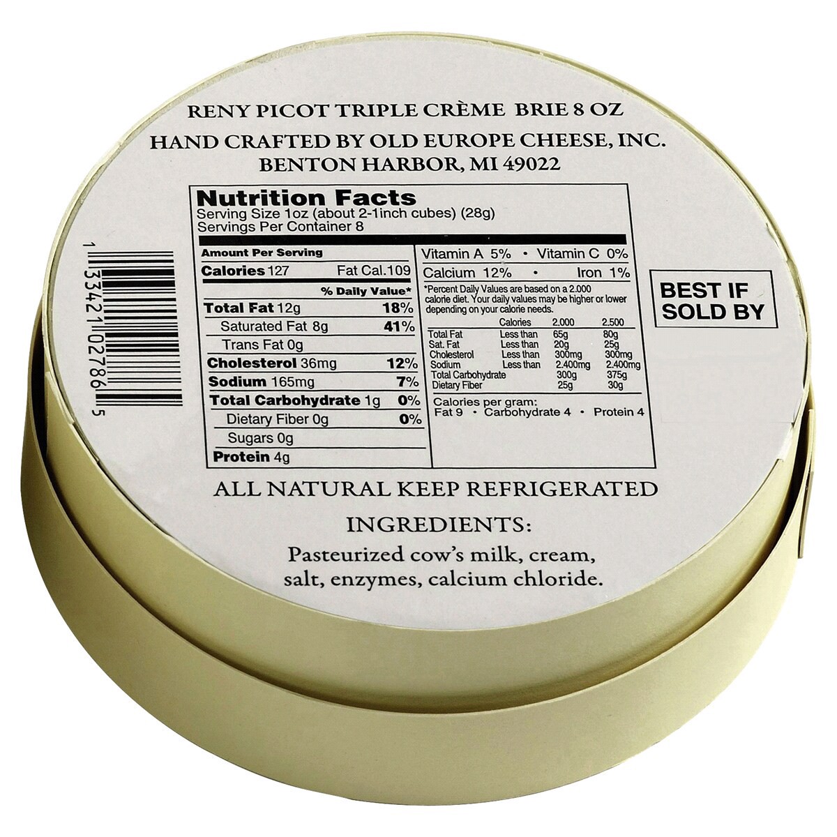 slide 2 of 2, Reny Picot Saint Rocco Triple Creme Brie, 8 oz, 8 oz