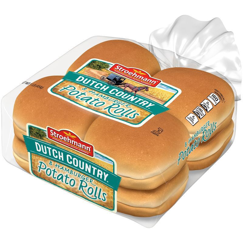 slide 6 of 6, Stroehmann Potato Buns - 16oz/8ct, 8 ct; 16 oz