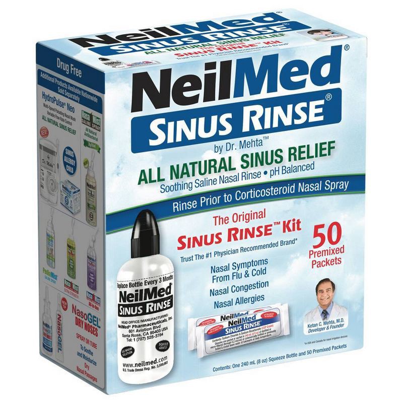 slide 2 of 7, NeilMed Pharmaceuticals Original Sinus Rinse Kit Packets - 50ct, 50 ct