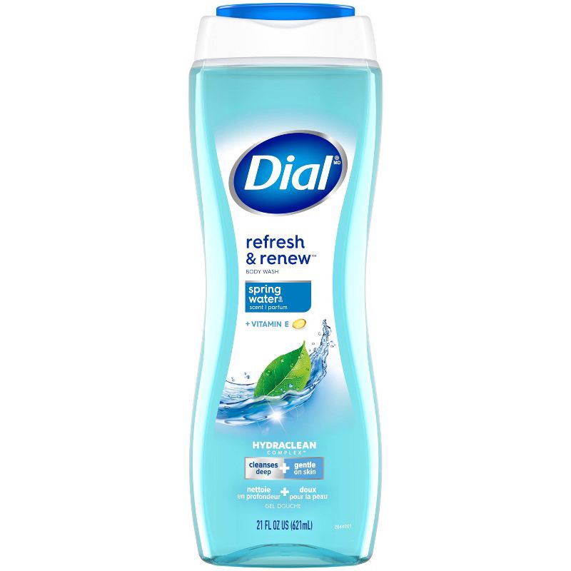 slide 1 of 1, Dial Moisturizing Spring Water Hydrating Body Wash- 21 fl oz, 21 fl oz