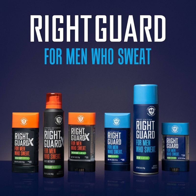 slide 5 of 7, Right Guard Sport Antiperspirant & Deodorant Spray, Fresh Scent - 6oz, 6 oz