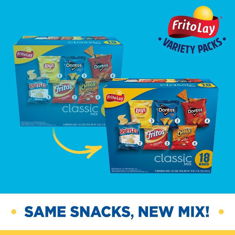 Frito-Lay Variety Pack Classic Mix - 18ct 18 ct | Shipt