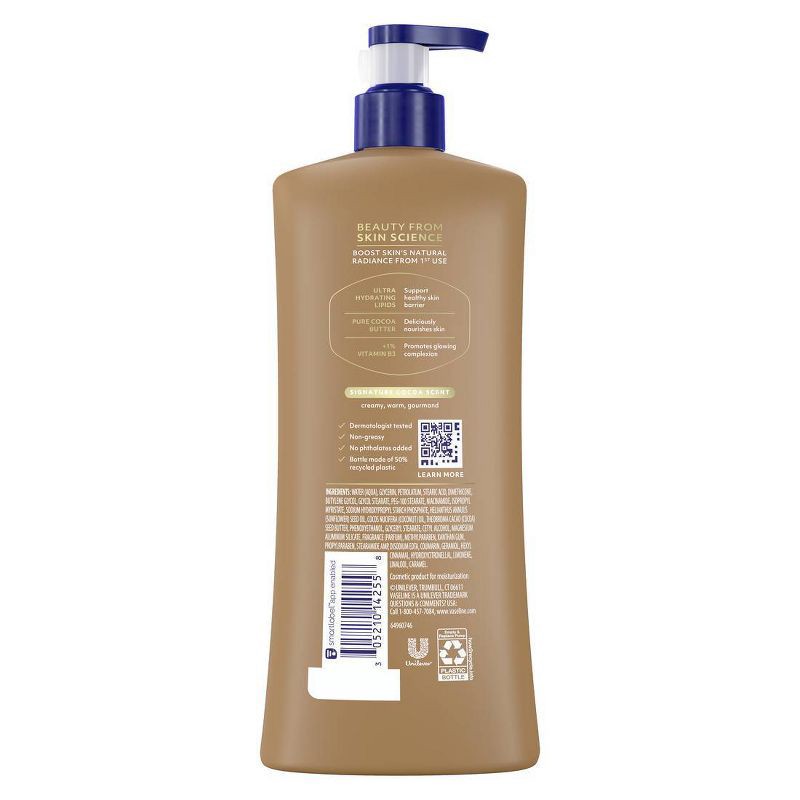 slide 2 of 2, Vaseline Intensive Care Moisturizing Body Lotion with Cocoa Butter Cocoa Radiant - 32 fl oz, 32 fl oz