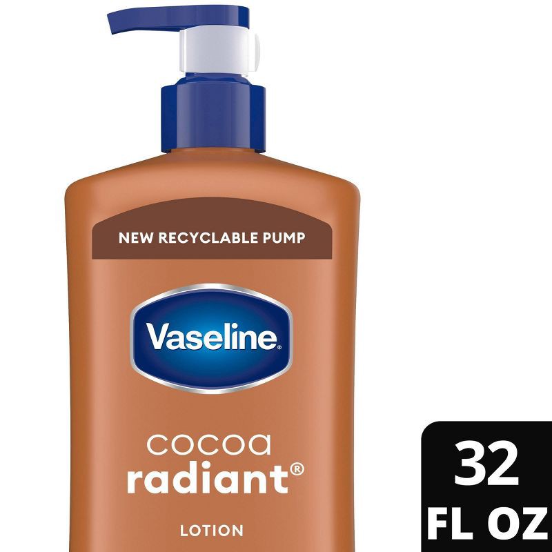 slide 1 of 7, Vaseline Intensive Care Moisturizing Body Lotion with Cocoa Butter Cocoa Radiant - 32 fl oz, 32 fl oz