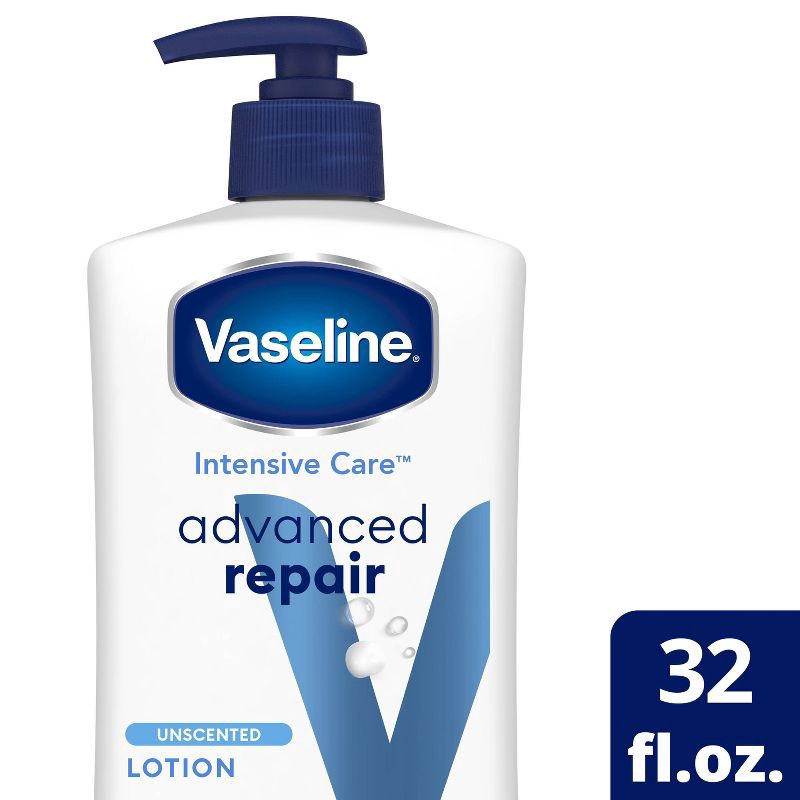 slide 1 of 6, Vaseline Intensive Care Advanced Repair Moisture Body Lotion Unscented - 32 fl oz, 32 fl oz
