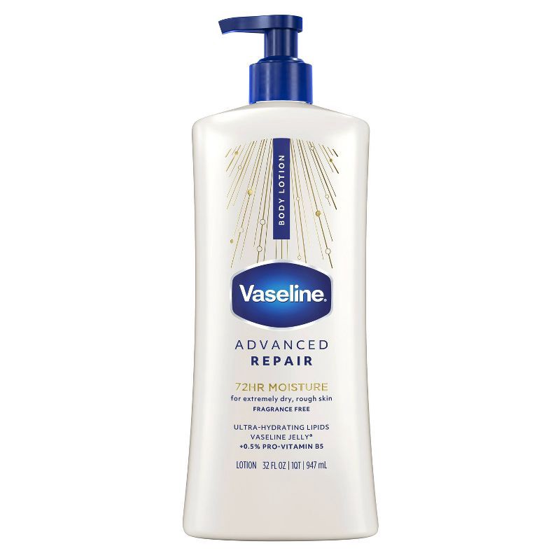 slide 1 of 8, Vaseline Intensive Care Moisturizing Advance Repair Body Lotion - Unscented - 32 fl oz, 32 fl oz
