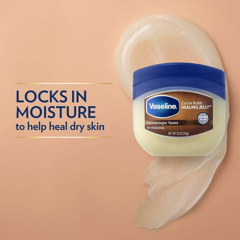 slide 3 of 7, Vaseline Cocoa Butter Petroleum Jelly 7.5oz, 7.5 oz