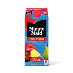 Minute Maid Fruit Punch Juice - 59 fl oz: Low Sodium, No Artificial Flavors, 5% Juice