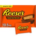 Reese's Milk Chocolate Peanut Butter Cups Snack Size Candy - 10.5oz