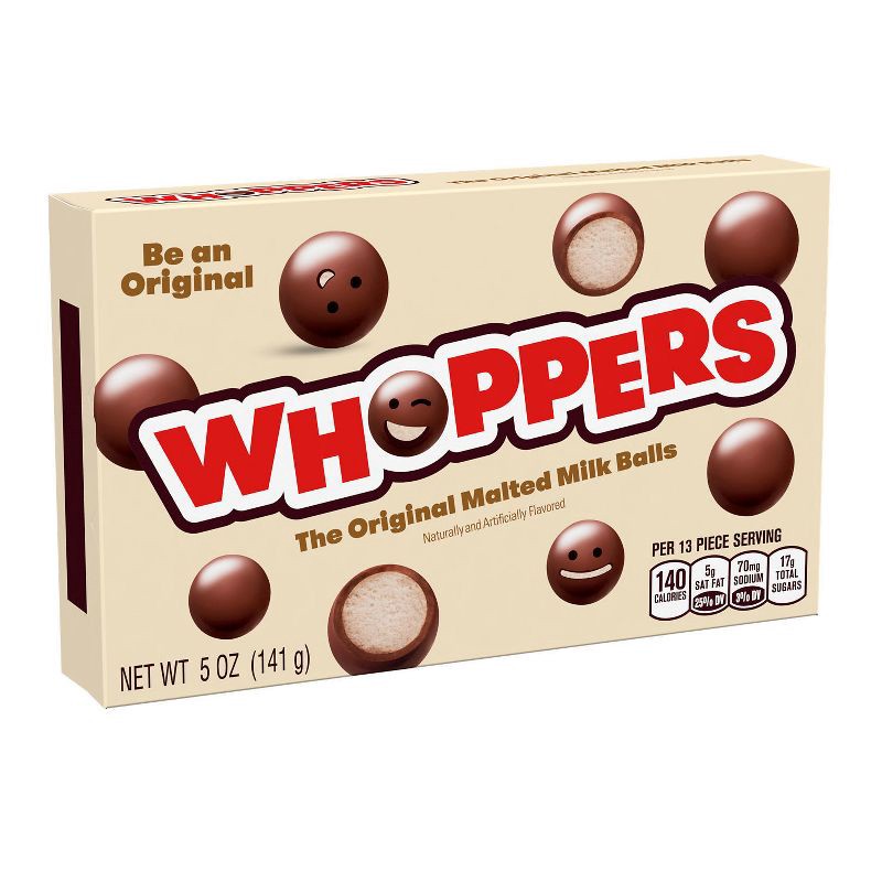 slide 2 of 7, Whoppers Malted Milk Balls Candy - 5oz, 5 oz