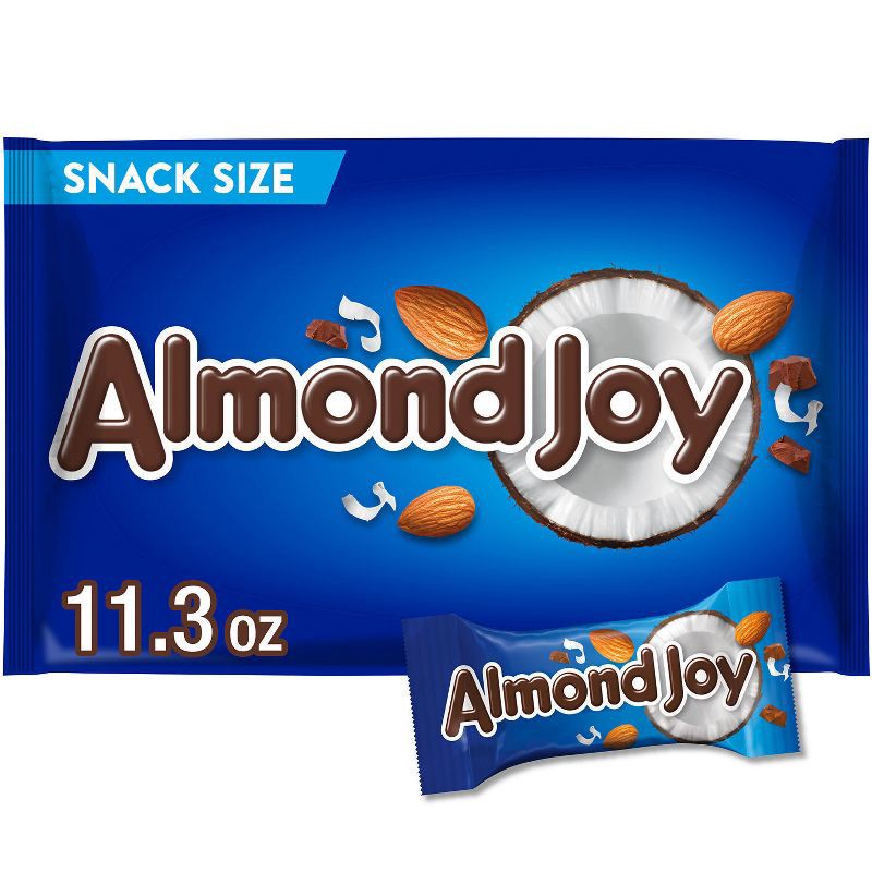 slide 1 of 7, Almond Joy Coconut and Almond Chocolate Snack Size Candy Bars - 11.3oz, 11.3 oz