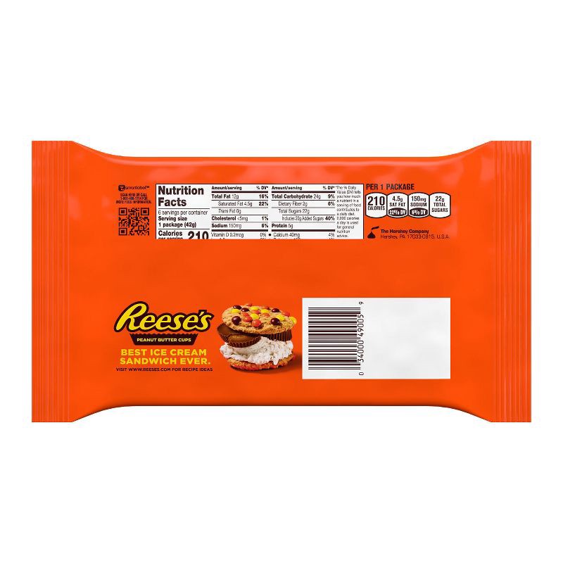 slide 4 of 7, Reese's Milk Chocolate Peanut Butter Cups Candy - 6ct, 6 ct
