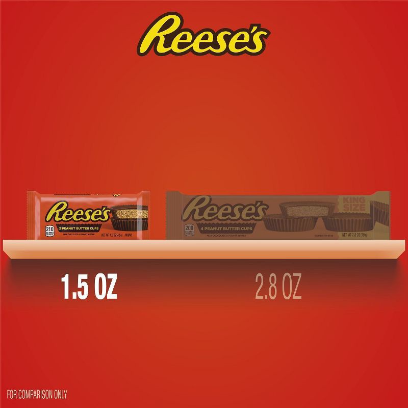 slide 7 of 7, Reese's Milk Chocolate Peanut Butter Cups Candy - 6ct, 6 ct