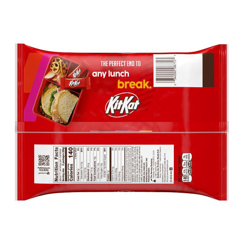 slide 2 of 5, Kit Kat Milk Chocolate Snack Size Wafer Candy Bars - 10.78oz, 10.78 oz