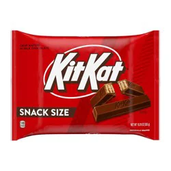 Kit Kat Milk Chocolate Snack Size Wafer Candy Bars - 10.78oz