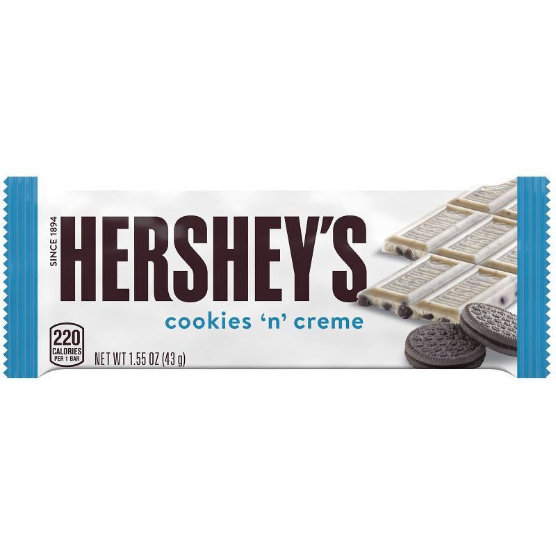 slide 2 of 7, Hershey's Cookies 'N' Creme Candy Bar - 1.55oz, 1.55 oz