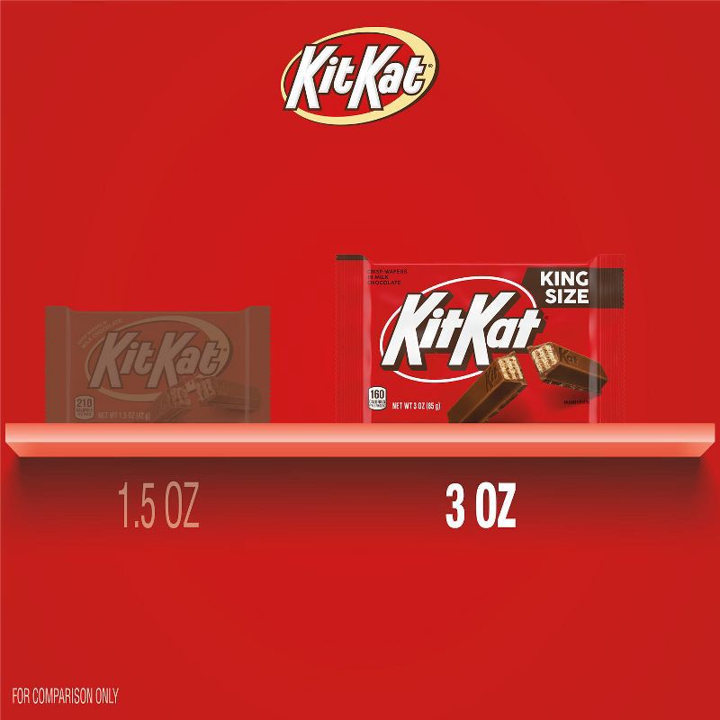 slide 6 of 6, Kit Kat King Size Candy Bars - 3oz, 3 oz