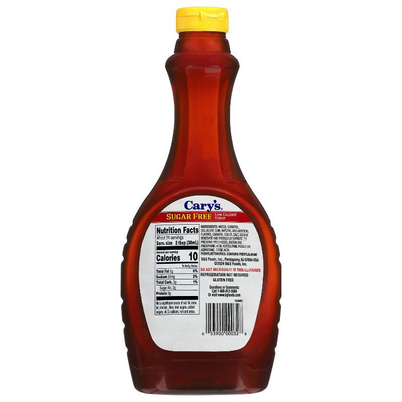 slide 2 of 6, Cary's Sugar-Free Maple-Flavored Syrup - 24 fl oz, 24 fl oz