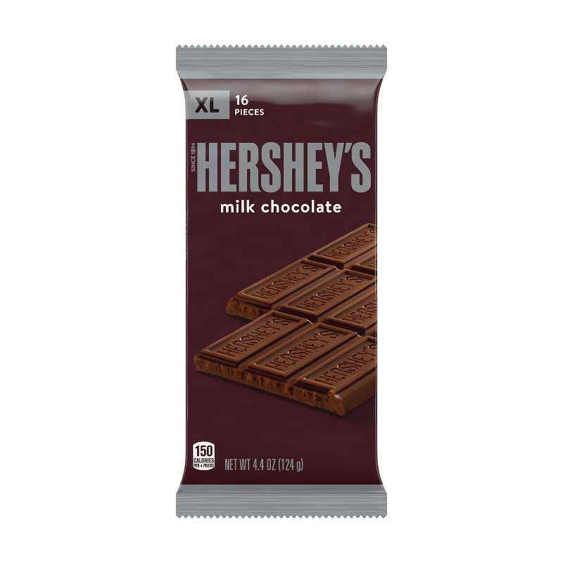 slide 2 of 7, Hershey's Milk Chocolate Candy Bar XL - 4.4oz, 4.4 oz