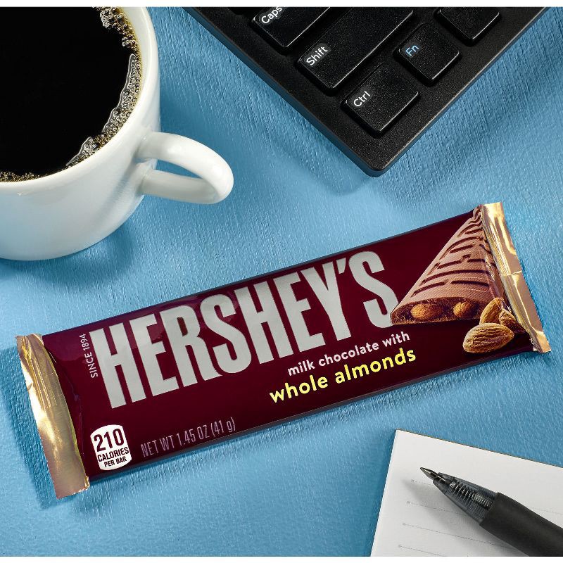 slide 6 of 7, Hershey's Milk Chocolate with Almonds Candy Bars - 6ct, 6 ct