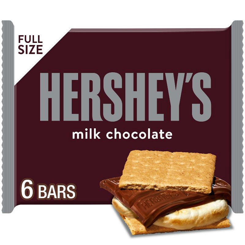 slide 1 of 7, Hershey's Milk Chocolate Candy Bar - 6ct, 6 ct