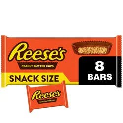 Reese's Peanut Butter Snack Size Cups Bag - 4.4oz/8ct