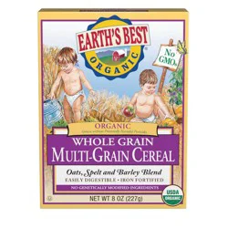 Earth's Best Organic Multi-Grain Whole Grain Baby Cereal - 8oz