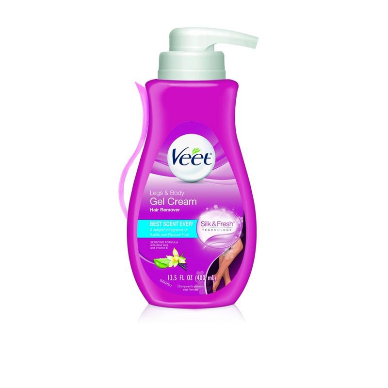 slide 9 of 9, Veet Aloe Vera Legs & Body Hair Remover Gel Cream - 13.5 fl oz, 13.5 fl oz