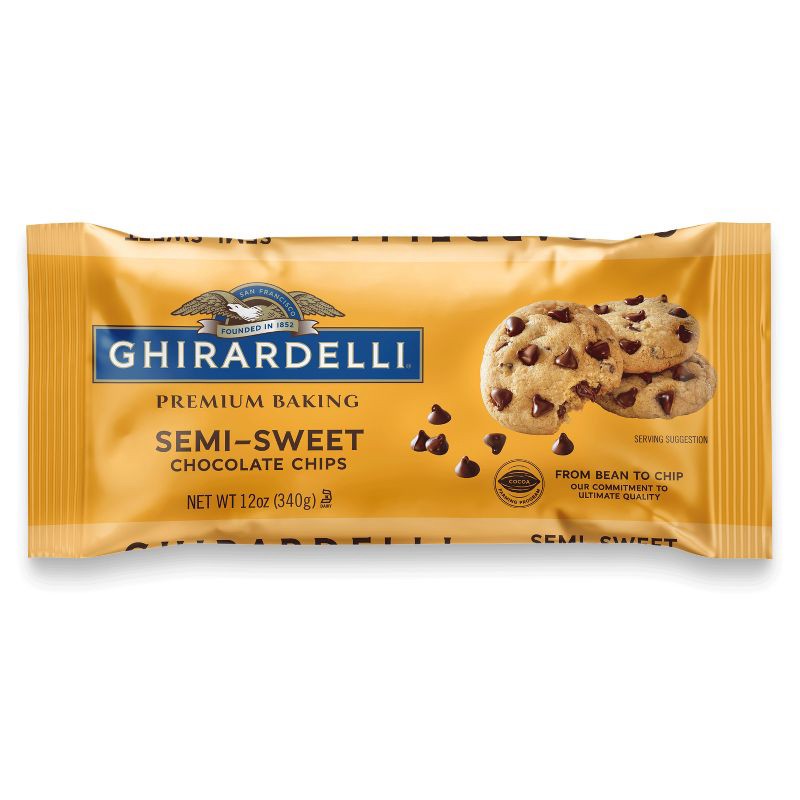slide 2 of 7, Ghirardelli Premium Baking Semi-Sweet Chocolate Chips - 12oz, 12 oz