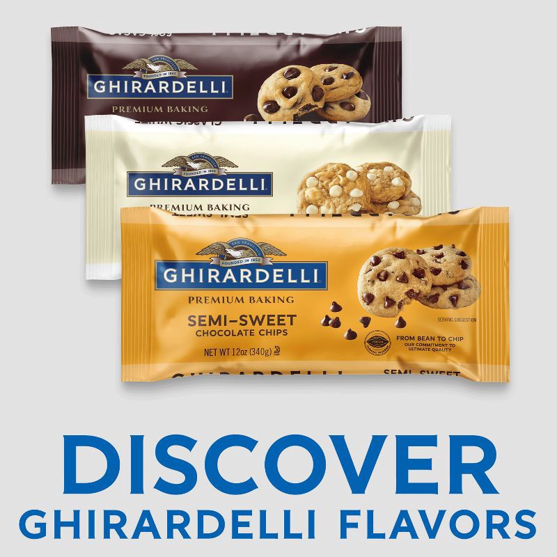 slide 3 of 7, Ghirardelli Premium Baking Semi-Sweet Chocolate Chips - 12oz, 12 oz