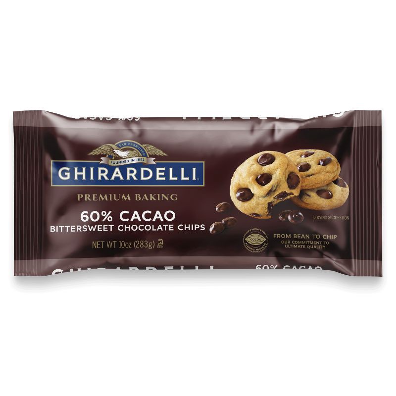 slide 2 of 7, GHIRARDELLI Premium Baking 60% Cacao Bittersweet Chocolate Chips - 10oz, 10 oz