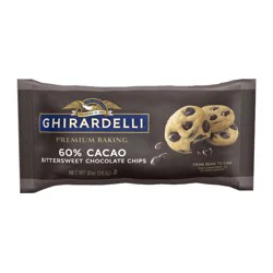GHIRARDELLI Premium Baking 60% Cacao Bittersweet Chocolate Chips - 10oz