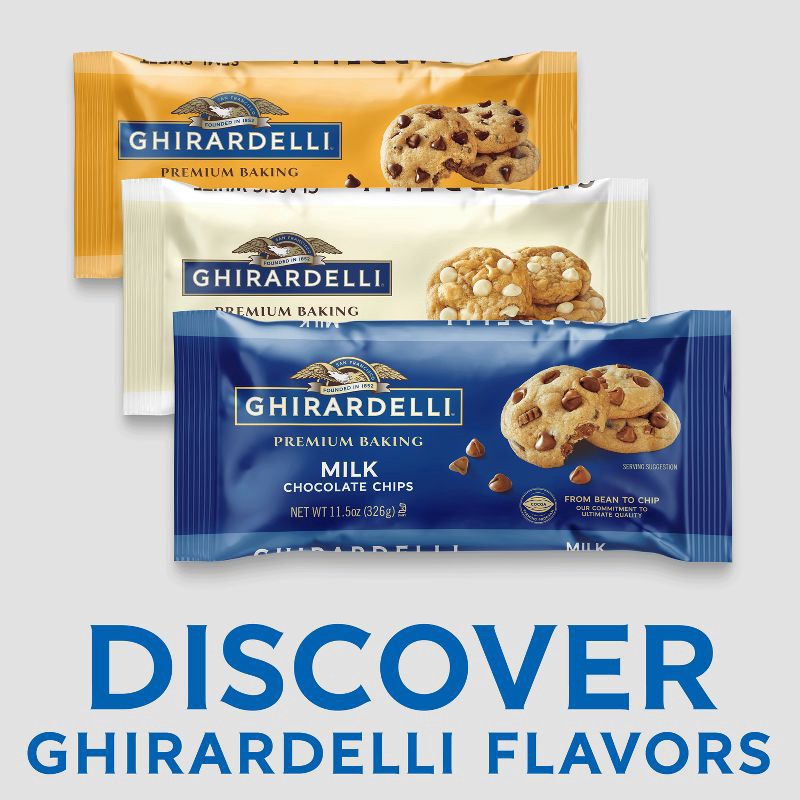 slide 3 of 7, GHIRARDELLI Premium Baking Milk Chocolate Chips - 11.5oz, 11.5 oz