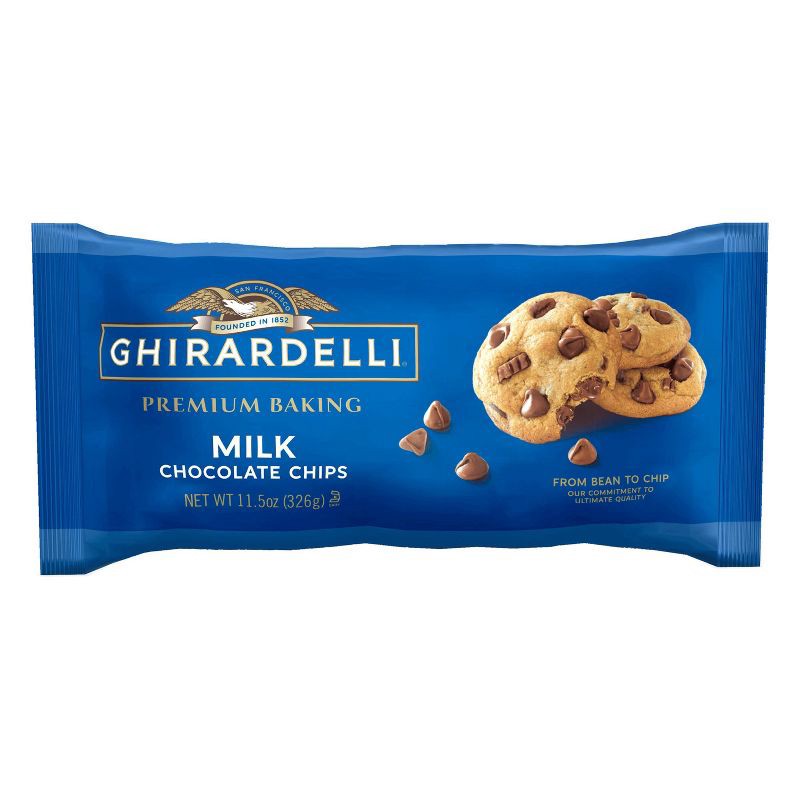 slide 1 of 7, GHIRARDELLI Premium Baking Milk Chocolate Chips - 11.5oz, 11.5 oz