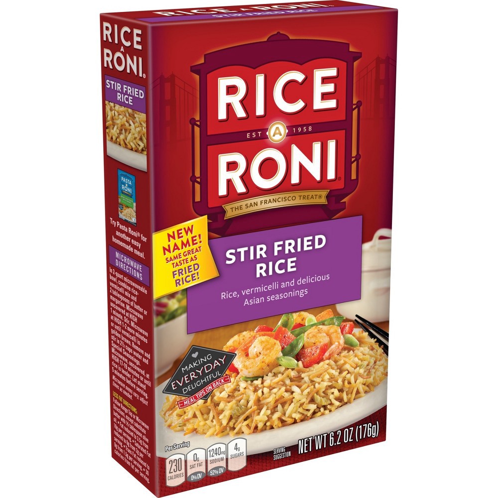 slide 4 of 5, Rice-A-Roni Rice A Roni Stir Fried Rice Mix - 6.2oz, 6.2 oz