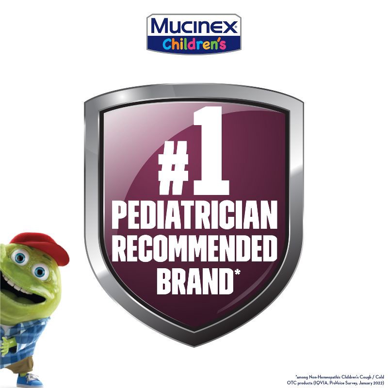 slide 3 of 12, Mucinex Children's Multi-Symptom Cold Medicine Liquid - Very Berry - 4 fl oz, 4 fl oz
