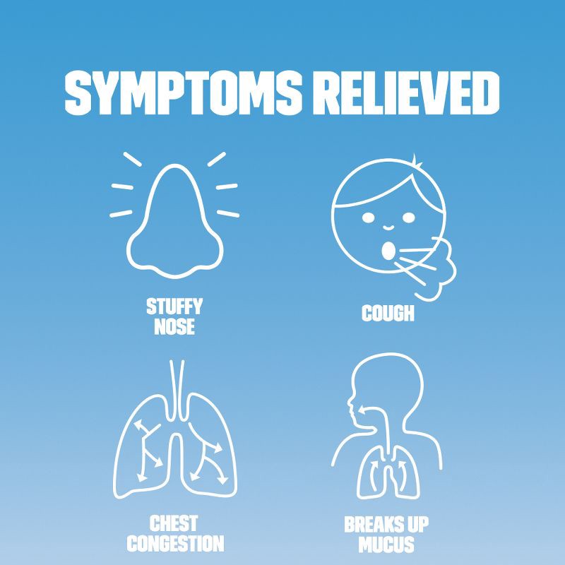 slide 8 of 12, Mucinex Children's Multi-Symptom Cold Medicine Liquid - Very Berry - 4 fl oz, 4 fl oz