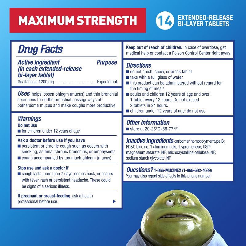 slide 3 of 13, Mucinex Max Strength 12Hour Chest Congestion Medicine - Tablets - 14ct, 14 ct