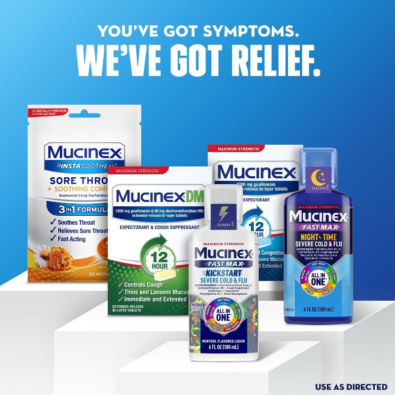 slide 7 of 11, Mucinex 12 Hour Chest Congestion Medicine - Tablets - 20ct, 20 ct