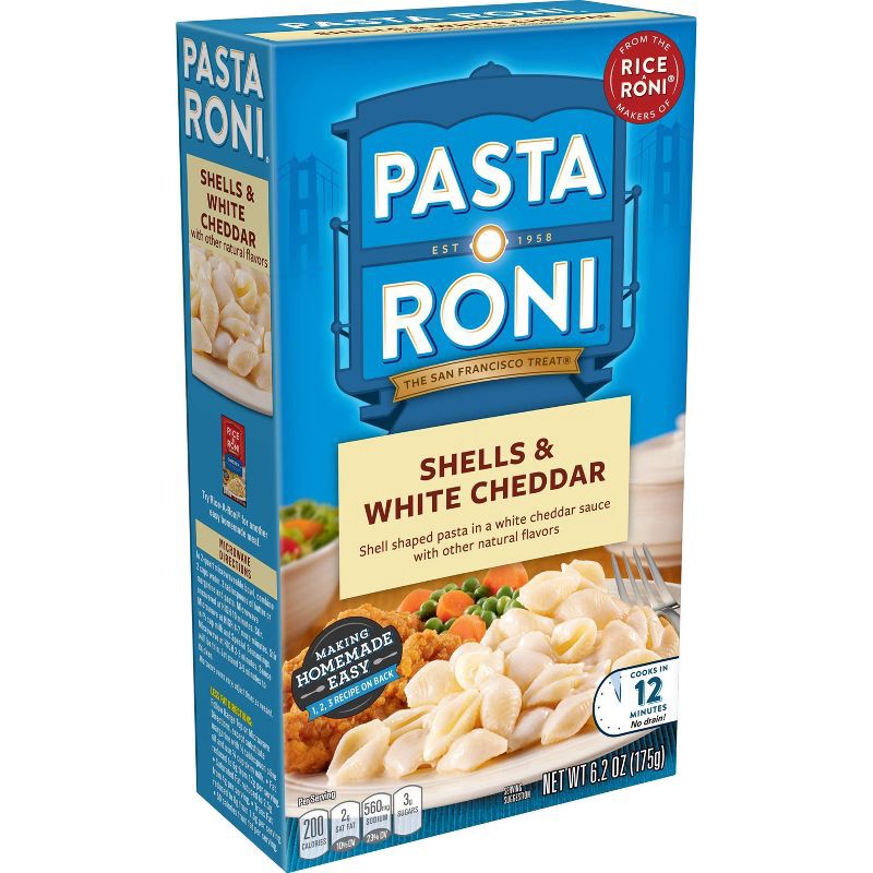 slide 2 of 5, Pasta Roni Shells & White Cheddar 6.2oz, 6.2 oz
