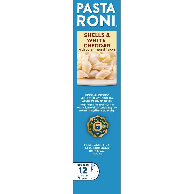 slide 5 of 5, Pasta Roni Shells & White Cheddar 6.2oz, 6.2 oz